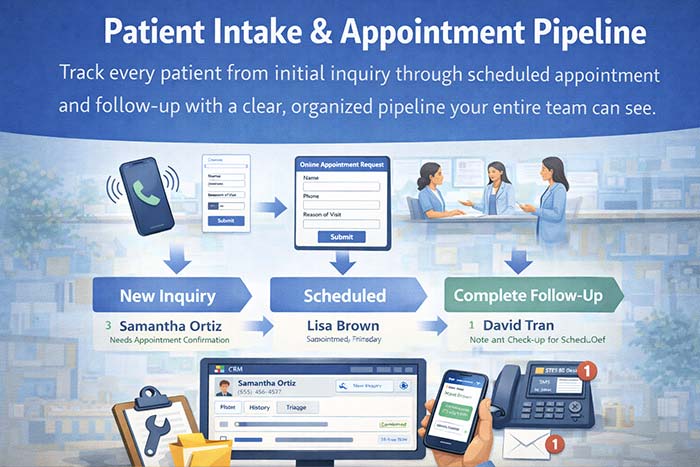 Patient Intake & Appointment Pipeline